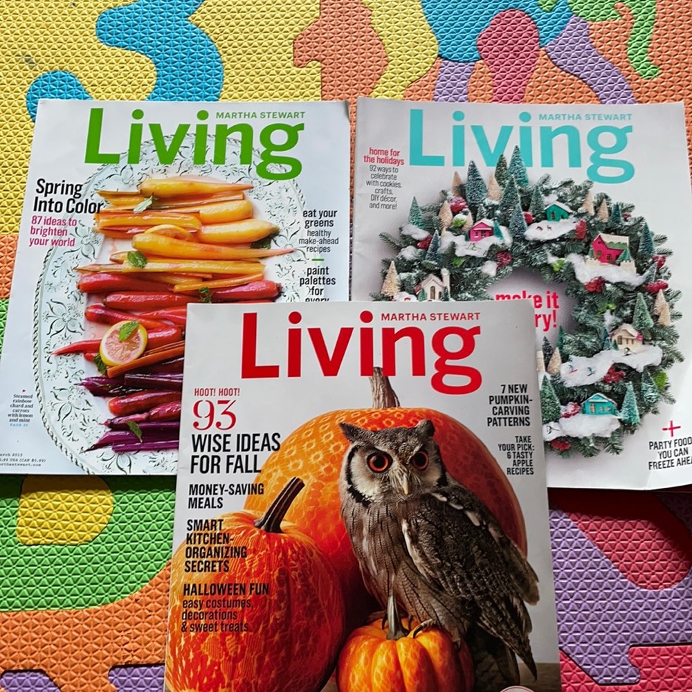 3 pieces Living Magazine